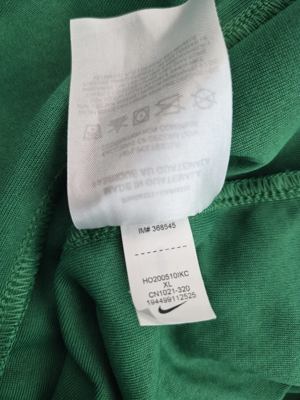 Nike NBA Dallas Mavericks Luka Doncic 77 Green City Edition Jersey Size XL 52